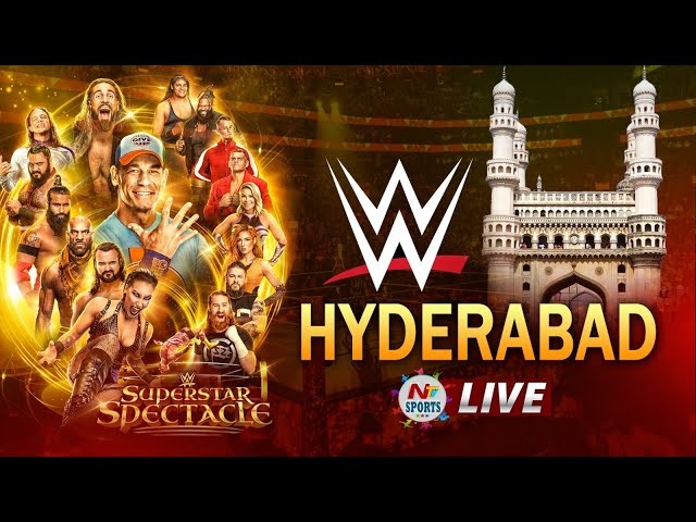 WWE ઈવેન્ટ ભારતની ધરતી પર આયોજિત, જોન સીના સહિત અનેક WWE સુપરસ્ટાર્સ હૈદરાબાદમાં આ ઈવેન્ટ દરમિયાન જોવા મળ્યા.