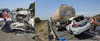 વડોદરા અમદાવાદ એક્સપ્રેસ હાઈવે પર 10 લોકોના ભોગ લેનારા ગોઝારા એક્સિડન્ટથી આખા ગુજરાતમાં શોકની લહેર;
